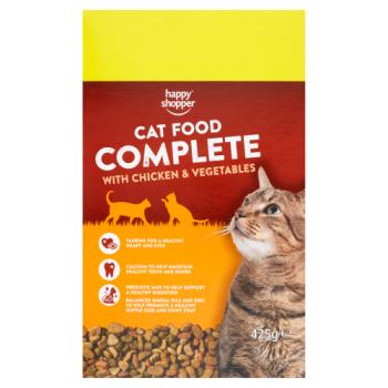 Happy Shopper Cat Food Complete with Chicken & Vegetables 425g