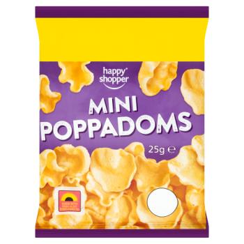 Happy Shopper Mini Poppadoms 25g