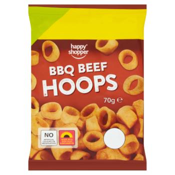 Happy Shopper BBQ Beef Hoops 70g