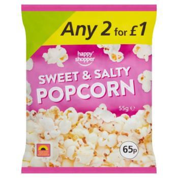 Happy Shopper Sweet & Salty Popcorn 55g