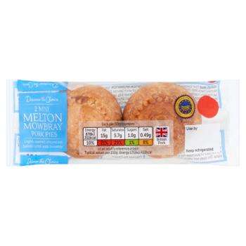 Discover the Choice 2 Mini Melton Mowbray Pork Pies 100g