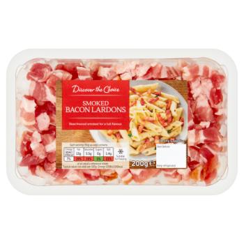 Discover the Choice Smoked Bacon Lardons 200g