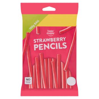 Happy Shopper Strawberry Pencils 160g