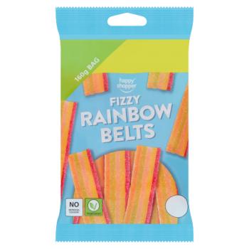 Happy Shopper Fizzy Rainbow Belts 160g