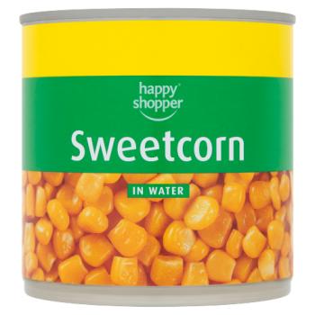 Happy Shopper Sweetcorn in Water 340g