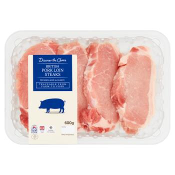 Discover the Choice British Pork Loin Steaks 600g