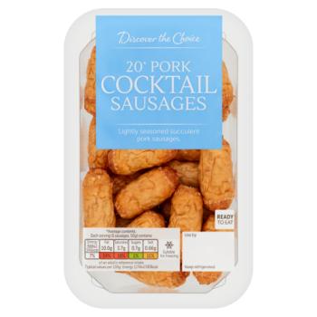 Discover the Choice 20 Cocktail Sausages 200g