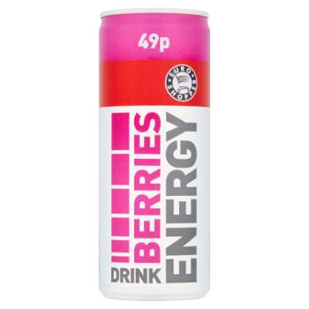 Euro Shopper Berries Energy Drink 