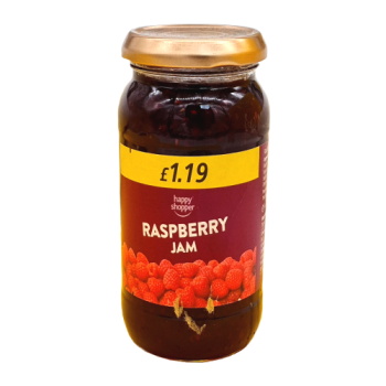 Happy Shopper Raspberry Jam 454g PM £1.19 