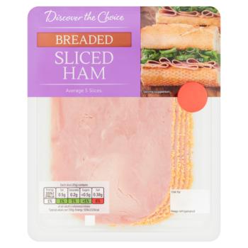 Discover the Choice Breaded Sliced Ham 100g
