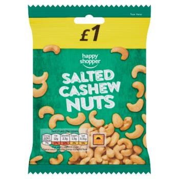 Happy Shopper Salted Cashew Nuts 50g