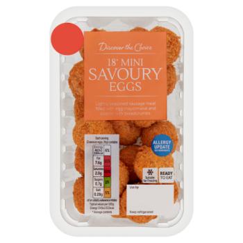 Discover the Choice 18 Mini Savoury Eggs 216g