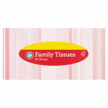 Euro Shopper Family Tissues 90 Sheets