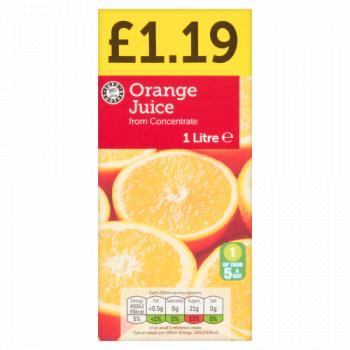 Es Orange Juice Pm£1.19