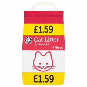 Euro Shopper Cat Litter Lightweight 4 Litres