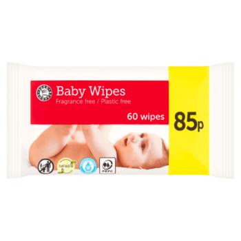 Euro Shopper 60 Baby Wipes