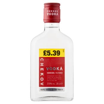 Chekov Charcoal Filtered Vodka 20cl