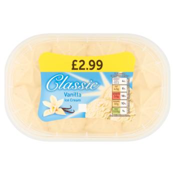 Classic Vanilla Ice Cream 900ml