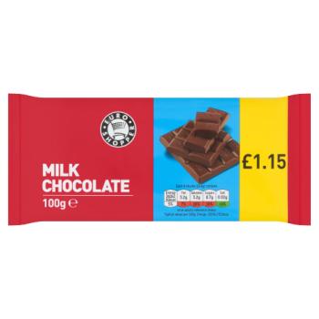 Euro Shopper Milk Chocolate 100g