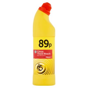 Euro Shopper Citrus Thick Bleach 750ml