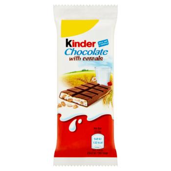 Kinder Chocolate with Cereals Single Bar 23.5g