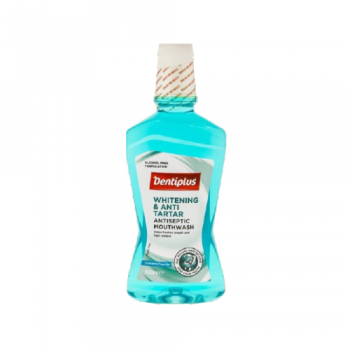 Dentiplus Whitening & Anti Tartar Alcohol Free Antiseptic Mouthwash 500ml 