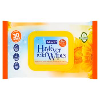 Nuagé Hayfever Relief 30 Wipes