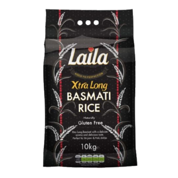 Laila Xtra Long Basmati Rice Gluten Free 10kg 