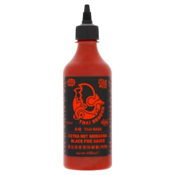 Thai Dragon Extra Hot Sriracha Black Fire Sauce 455ml