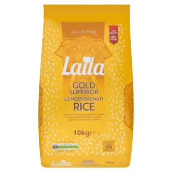 Laila Gold Longer Basmati Rice 10kg