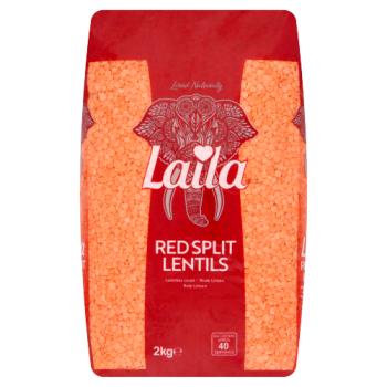 Laila Red Split Lentils 2kg