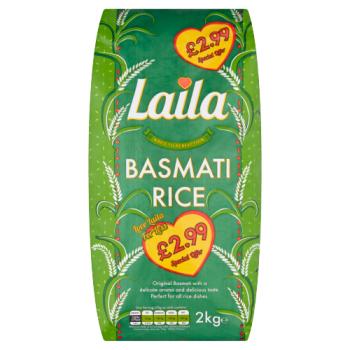Laila Basmati Rice 2kg