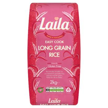 Laila Easy Cook Long Grain Rice 2kg