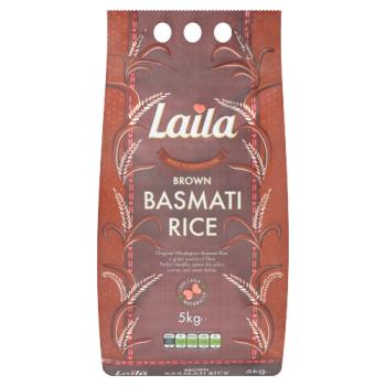 Laila Brown Basmati Rice 5kg