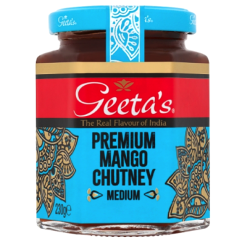 Geeta's Premium Mango Chutney Medium 230g PM £1.99 