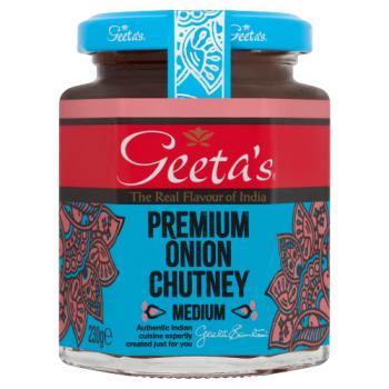 Geeta's Premium Onion Chutney Medium 230g