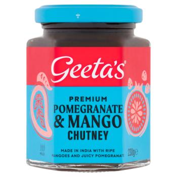 Geeta's Premium Pomegranate & Mango Chutney 230g