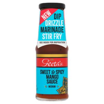 Geeta's Sweet & Spicy Mango Sauce Medium 230g