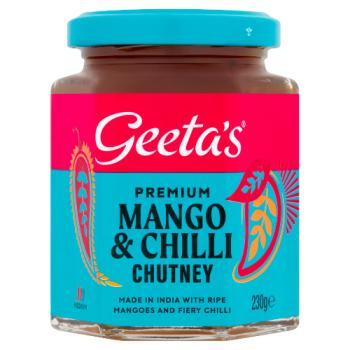 Geeta's Premium Mango & Chilli Chutney 230g