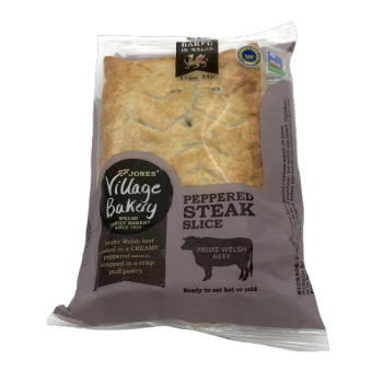 Jones Village Bakery Peppered Steak Slice