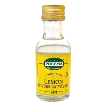 A Preema Quality Product Concentrated Lemon Flavouring Essence 28ml 