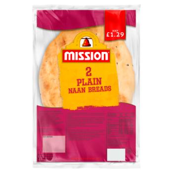 Mission 2 Plain Naan Breads