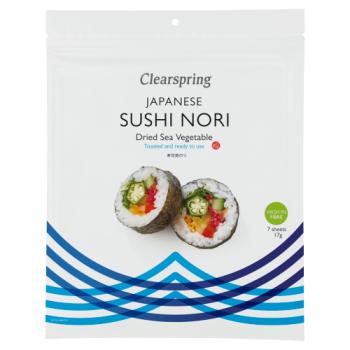 Clearspring Japanese Sushi Nori 7 Sheets 17g
