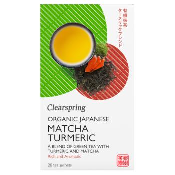 Clearspring Organic Japanese Matcha Turmeric Tea 20 x 1.8g (36g)