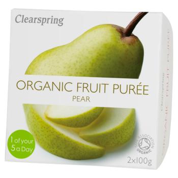 Clearspring Organic Fruit Purée Pear 2 x 100g
