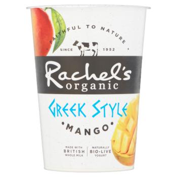 Rachel's Organic Greek Style Yogurt Mango 450g