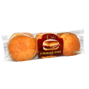 The Deli Sliced Burger Buns 6pk 