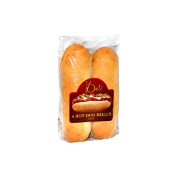 The Deli Sliced Hot Dog Rolls 4pk 