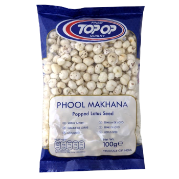 Top-Op Phool Makhana Popped Lotus Seeds 100g 
