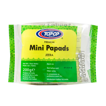 Top-Op Premium Mini Papads Jeera 200g 